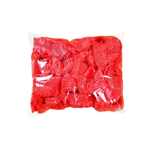 一次性桌布束口防水防油红色圆形酒席结婚特价圆桌家用松紧方桌