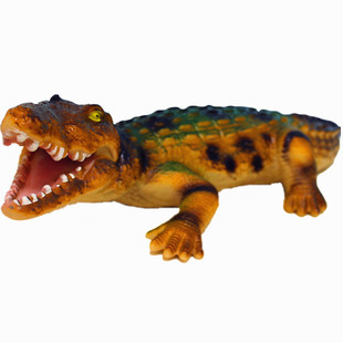 1.3米巨大号仿真软皮搪胶尼罗鳄鱼爬行动物玩具模型认知摆件礼品