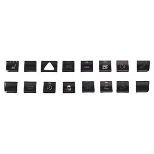 适用奔驰GLA200内饰改装CLA260 GLA220A级中控多功能按键贴装饰贴