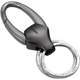 金达日美钥匙扣男士挂件汽车锁匙扣不锈钢钥匙圈链男生创意高档