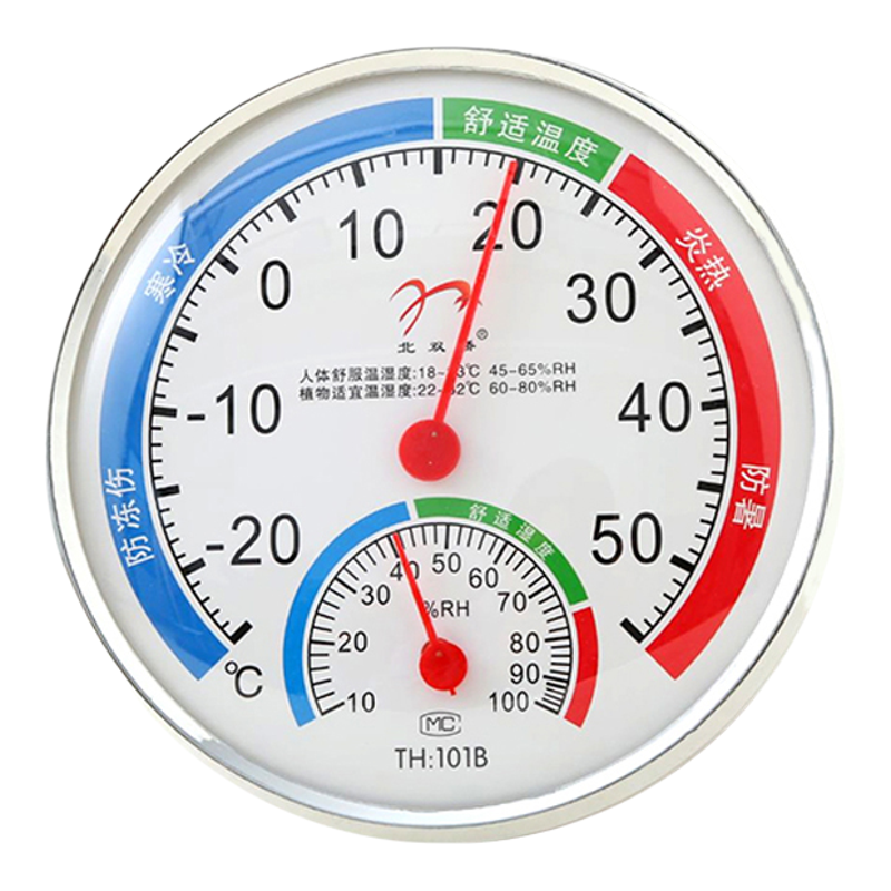 温度计家用室内精准电子室温大棚药店婴儿房壁挂式温湿度表室温计