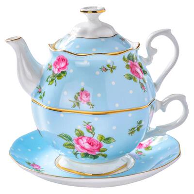 皇家阿尔伯特一人三件套茶壶