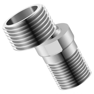 万向曲角接头淋浴花洒龙头变径弯脚偏心加长曲脚螺丝转换配件拐脚