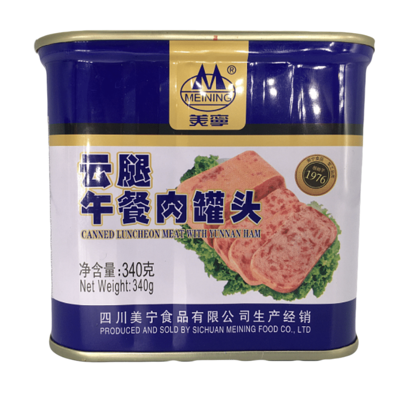 美宁火锅云腿午餐肉炒饭搭配3罐