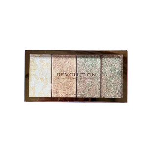 英国Makeup revolution四色蕾丝高光修容五花肉腮红性感提亮闪耀