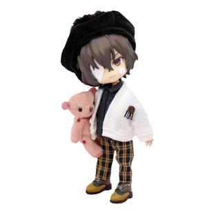 ob11mollyP9学院风针织开衫毛衣外套娃娃衣服12分bjd GSC美结猪