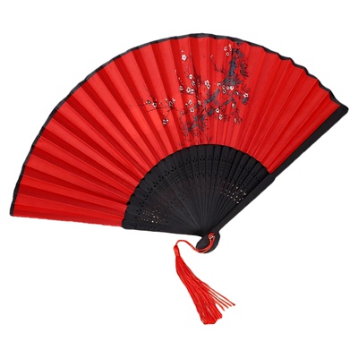 破阵乐同款红色折扇舞蹈道具