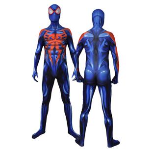 新款动漫2099蜘蛛侠连体紧身衣漫威Spiderman Cos二次元扮演套装