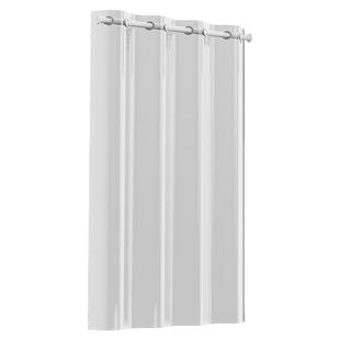 空调隔断帘防冷气门帘2025新款卧室透明可推拉遮挡帘高级感轻奢风