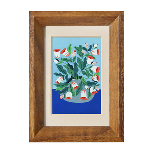 实木相框摆台高级感空框6寸7寸8寸相片洗照片做成相框定制diy10A4