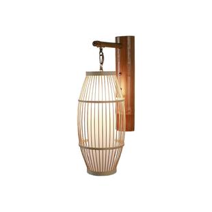 竹编中式壁灯创意个性餐厅民宿床头灯复古茶室卧室过道禅意竹艺灯