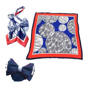 新款女士制服职业条纹农村商银行领花湖南农商银行免打丝巾蝴蝶结