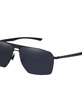 偏光太阳镜男士开车眼镜女大脸加宽ZEISS蔡司镜片渐变配近视墨镜