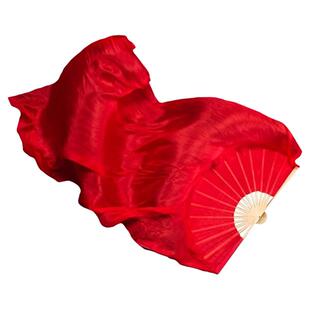舞蹈扇子盛世华章真丝大红灯笼中国结新年开场舞跳舞表演专用道具