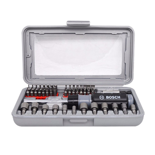 博世46件棘轮批头套筒套装进口多功能家用螺丝刀手动起子工具组合
