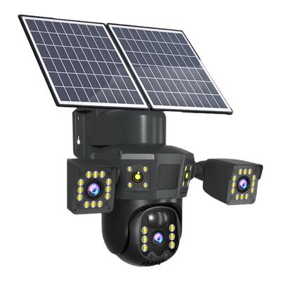 太阳能监控摄像头室外无电无网