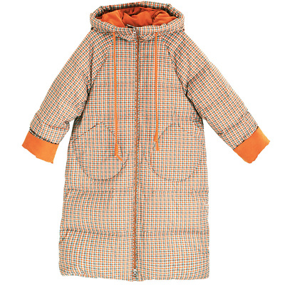 复古原创加厚羽绒服女冬季中长款