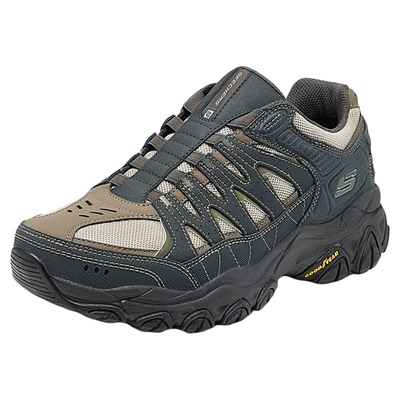 Skechers斯凯奇秋季男鞋休闲运动鞋耐磨跑步鞋厚底增高户外旅行鞋
