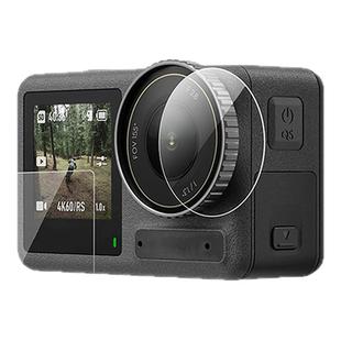 泰迅适用大疆Action5 Pro钢化膜Action4/3运动相机前后屏高清防爆屏幕镜头膜贴膜保护膜action5pro/4/3配件