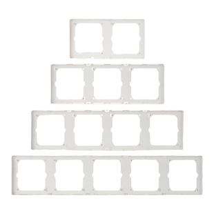 德力西开关插座面板外框连架86型暗装连体框架组合边框821系列