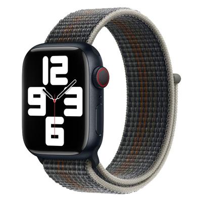 适用苹果apple watch7/9表带s7/s8尼龙s9回环ultra彩虹运动iwatch8/6/4/3/se/5代s6手表带个性潮s5男女配件s4