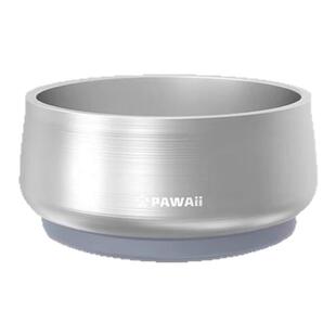 怡爪Pawaii狗食盆猫碗不锈钢防打翻防滑饭碗大中小型犬喝水盆狗碗