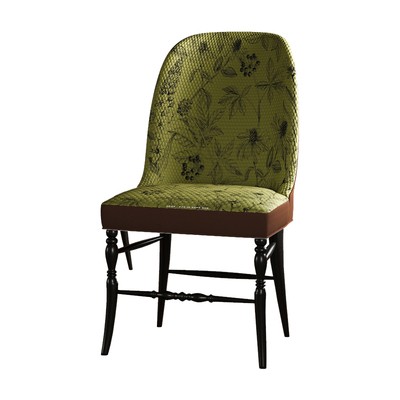 美式弧形椅子套罩夏季冰丝2025新款餐桌座椅套靠背凳子餐椅保护套