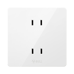 公牛四孔插座暗装86型电源开关充电插座家用多孔G12七孔墙壁面板