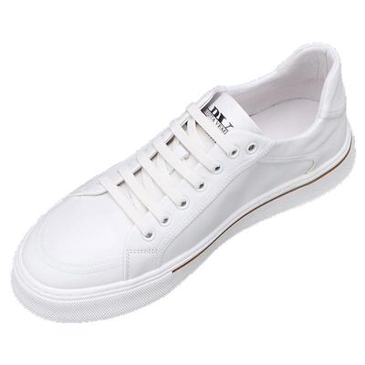 男士小白鞋真皮百搭青年休闲板鞋