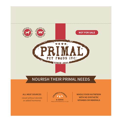 【狗冻干肉砖试吃】Primal有机冻干主食狗粮犬用零食8g