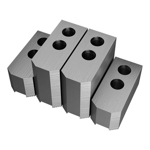 液压卡盘加高软爪6/8/10/12寸数控车床配件加厚卡爪油压生爪夹头