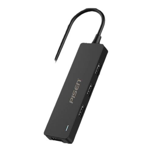 品胜USB3.0分线器hub扩展坞外接u盘硬盘打印机一拖四台式笔记本电脑平板多功能接口转换插头拓展桌面加长线