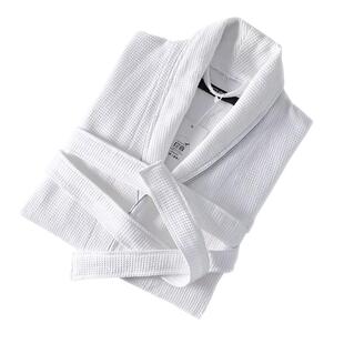 五星级华夫格浴袍高档酒店泡温泉浴衣纯棉吸水速干加厚定制logo