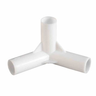 支撑杆连接配件儿童宠物帐篷花架园艺架杆PE塑料管子接头三四直通