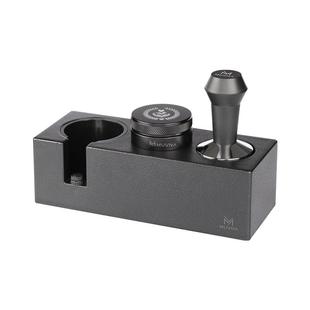 MUVNA咖啡机ABS压粉座手柄支架布粉器压粉器收纳51/54/58mm敲渣桶