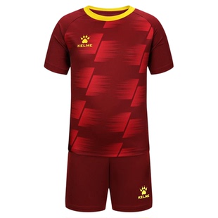 KELME卡尔美儿童足球服套装男女kelme短袖训练服比赛队服球衣印字