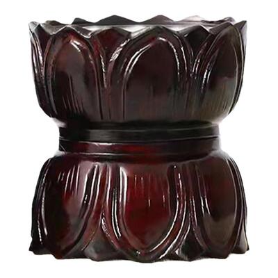 炑晟加高款实木莲花底座