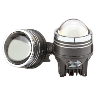 汽车LED激光双光透镜雾灯远光炮雾灯外置射灯高亮远近一体通专用