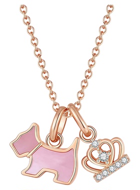 瑷嘉莎925银女爆款缤纷奇缘项链