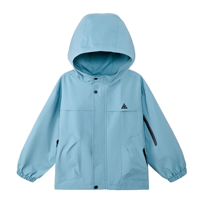左西男童冲锋衣防风防水外套秋季