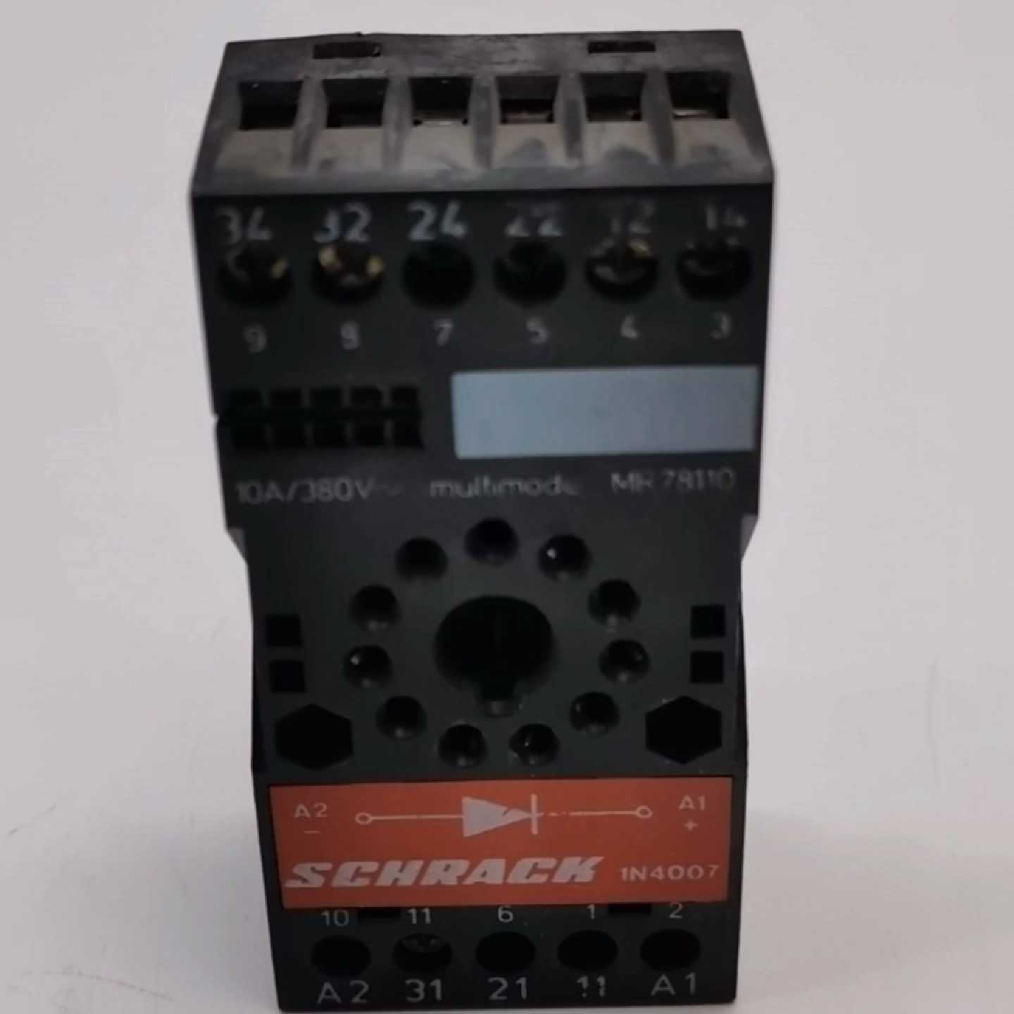 MR78110 1N4007 原装SCHRACK继电器底座