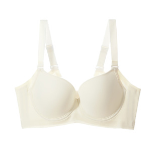 KKay旗舰店无痕内衣大胸显小薄款调整型女士胸罩红色聚拢收副乳