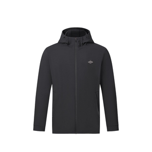 umbro茵宝官方运动都市休闲针织外套新款防泼水半隐藏式口袋夹克