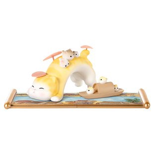 宫廷宝贝故宫文创宫猫名画记盲盒潮玩桌面摆件生日礼物旗舰店