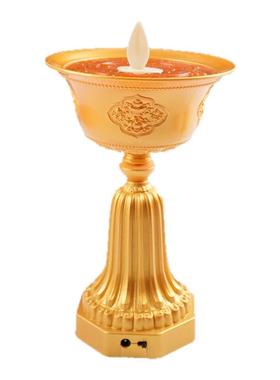 佛前吉祥酥油灯无烟led电子