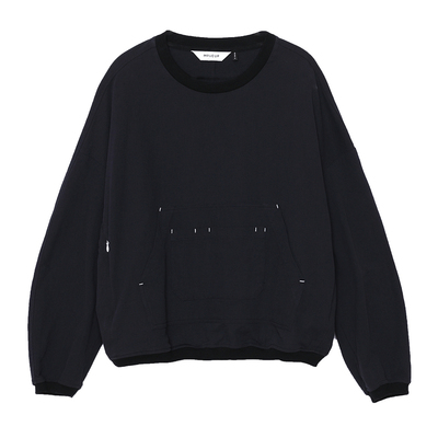 MOVEUP幻走2024春季新款纯棉趣味口袋设计短款T恤女124120501