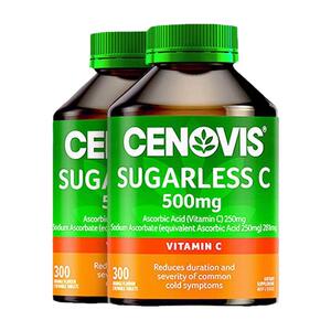 Cenovis萃益维VC维生素c维他命成人儿童无糖咀嚼泡腾片澳洲2瓶装
