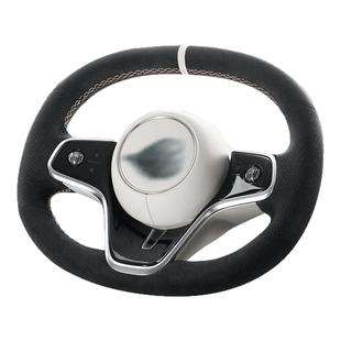 梵汐适用于智界S7汽车用品配件R7手缝方向盘套Alcantara改装内饰