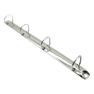 活页夹铁孔条二孔夹金属装订夹三孔打孔环铁夹a4长铁夹条4孔环扣