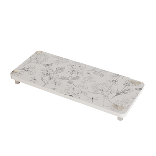 法式植物洗漱台吸水垫浴室牙刷杯垫卫生间垫子台面置物架硬硅藻土